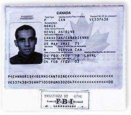 Ressam's passport